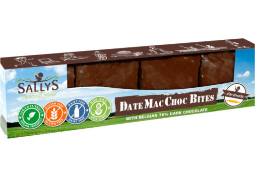 DateMacChoc Bites with Belgian Dark Chocolate