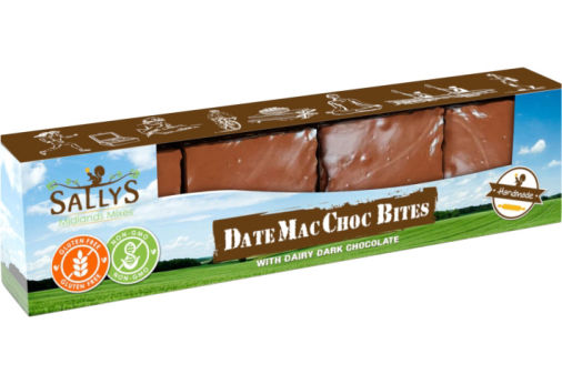 DateMacChoc Bites with Dairy Dark Chocolate